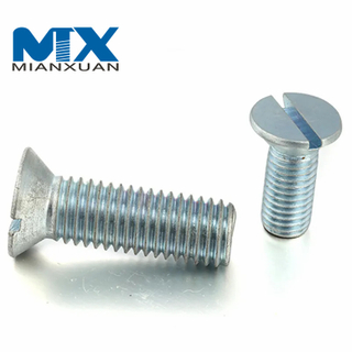Wholesale All Sizes Steel Slotted Countersunk Head Machine Screw DIN963
