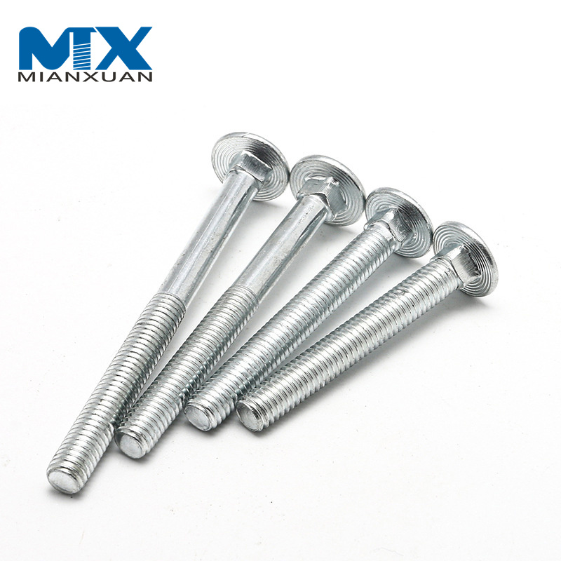 Galvanized Carriage Bolt DIN603 307A Stainless Steel - 5/16"-18 X 2-1/2"