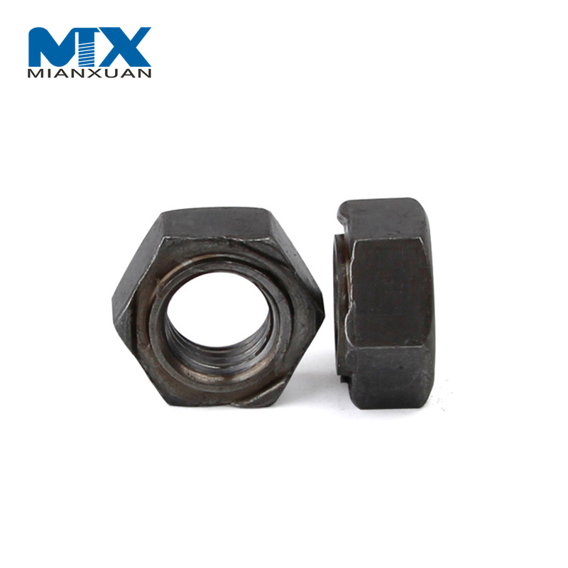 Support Customer OEM ODM Carbon Steel Custom Hex Spot Welding Nut DIN929