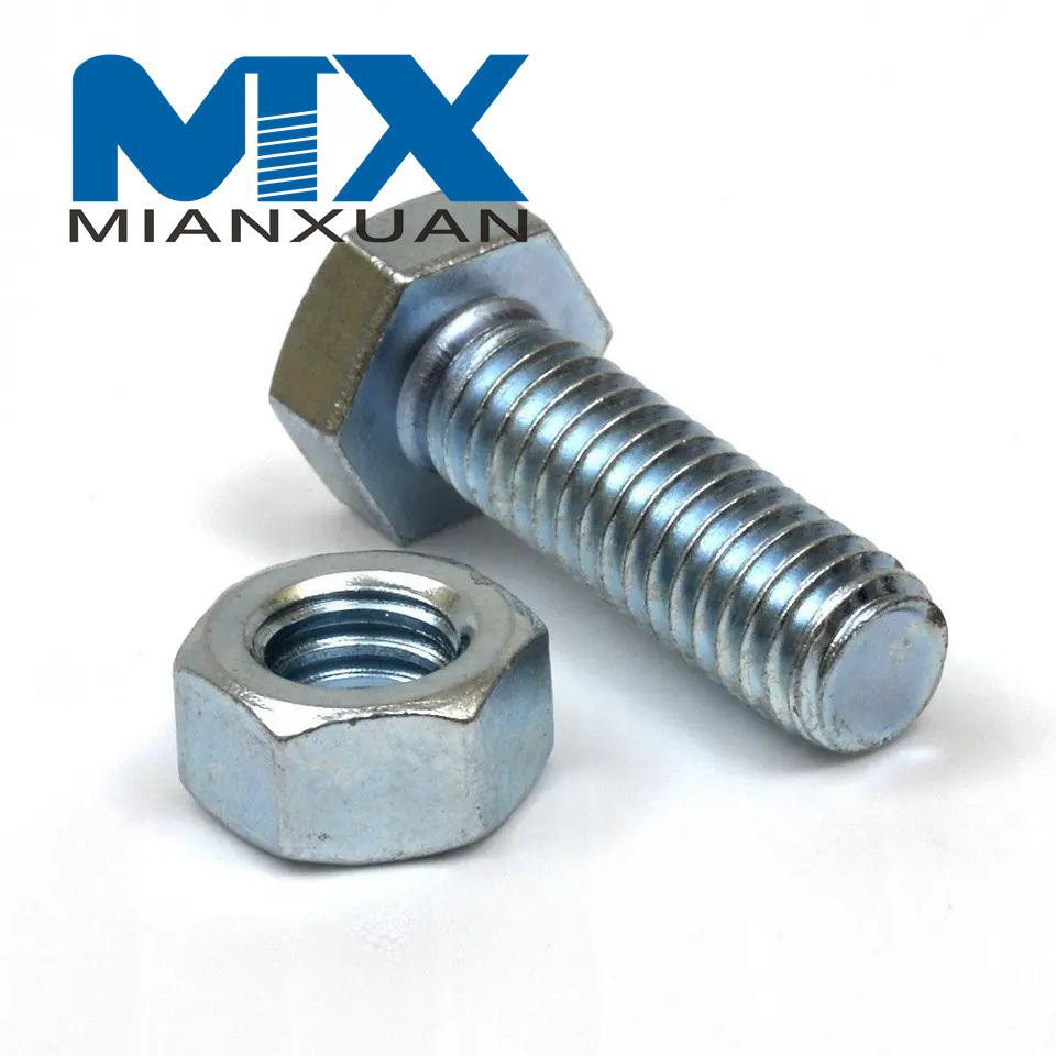 Hexagonal Nut Full Thread Carbon Nuts