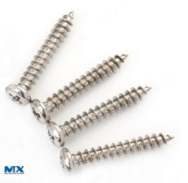 Stainless Steel pH Recessed Round Head Tapping Screws