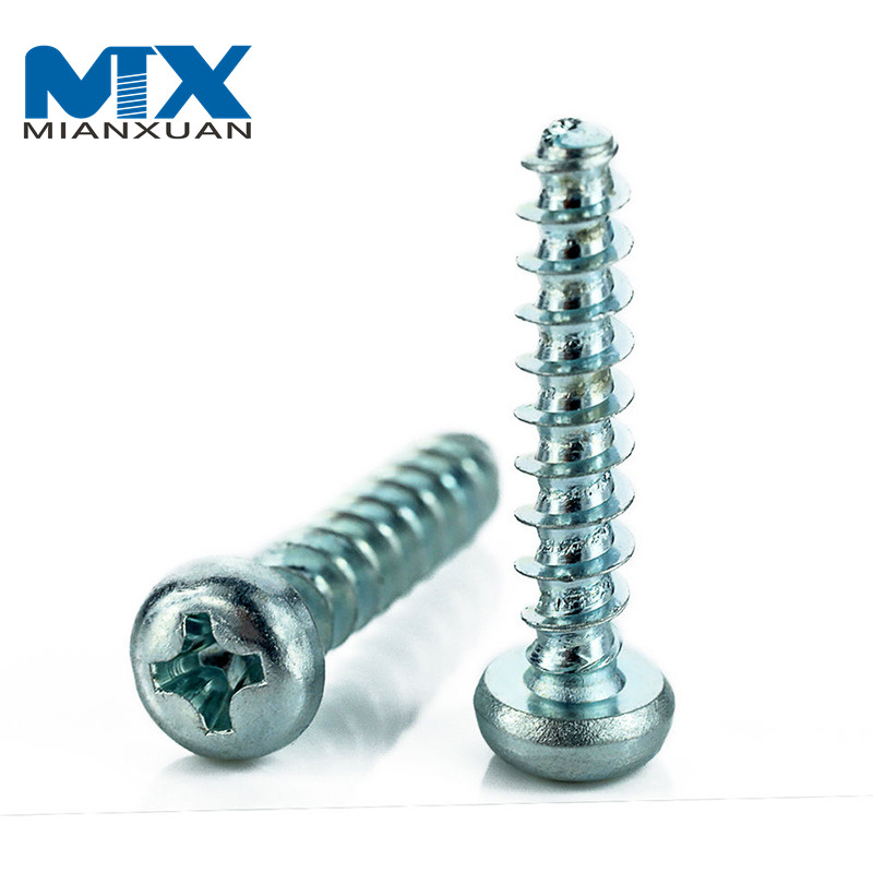 Cross Recessed Pan Head Tapping Screws with Collar Wn1412