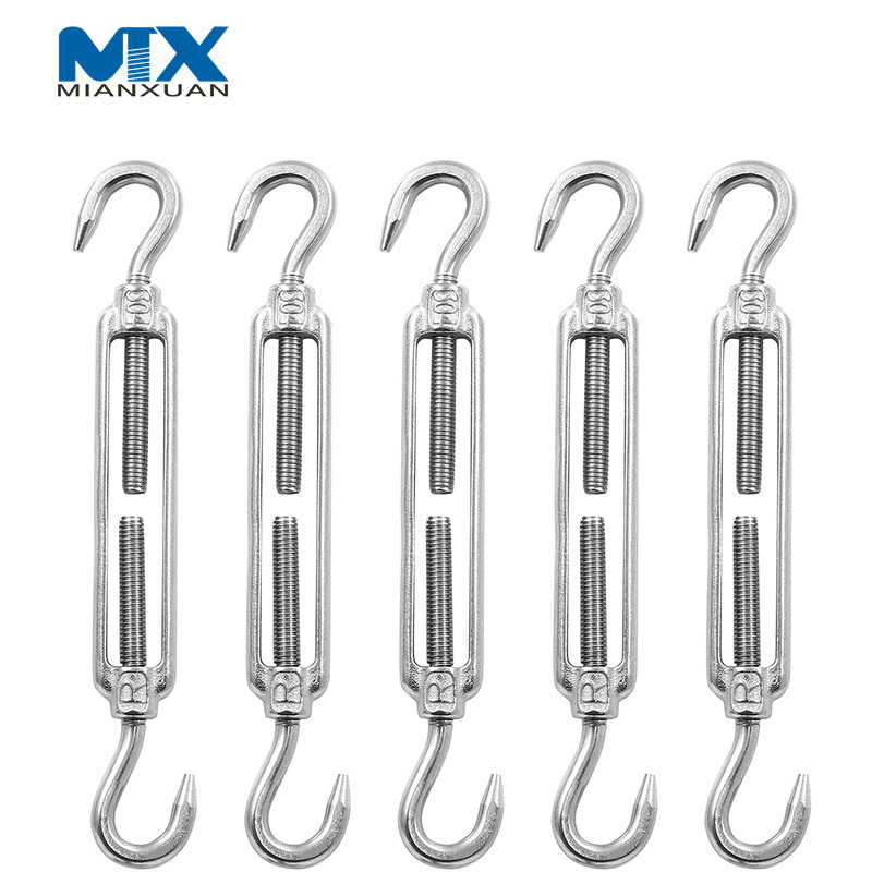 Custom Two Ending Hook Wire Rope Tension Turnbuckle Hook