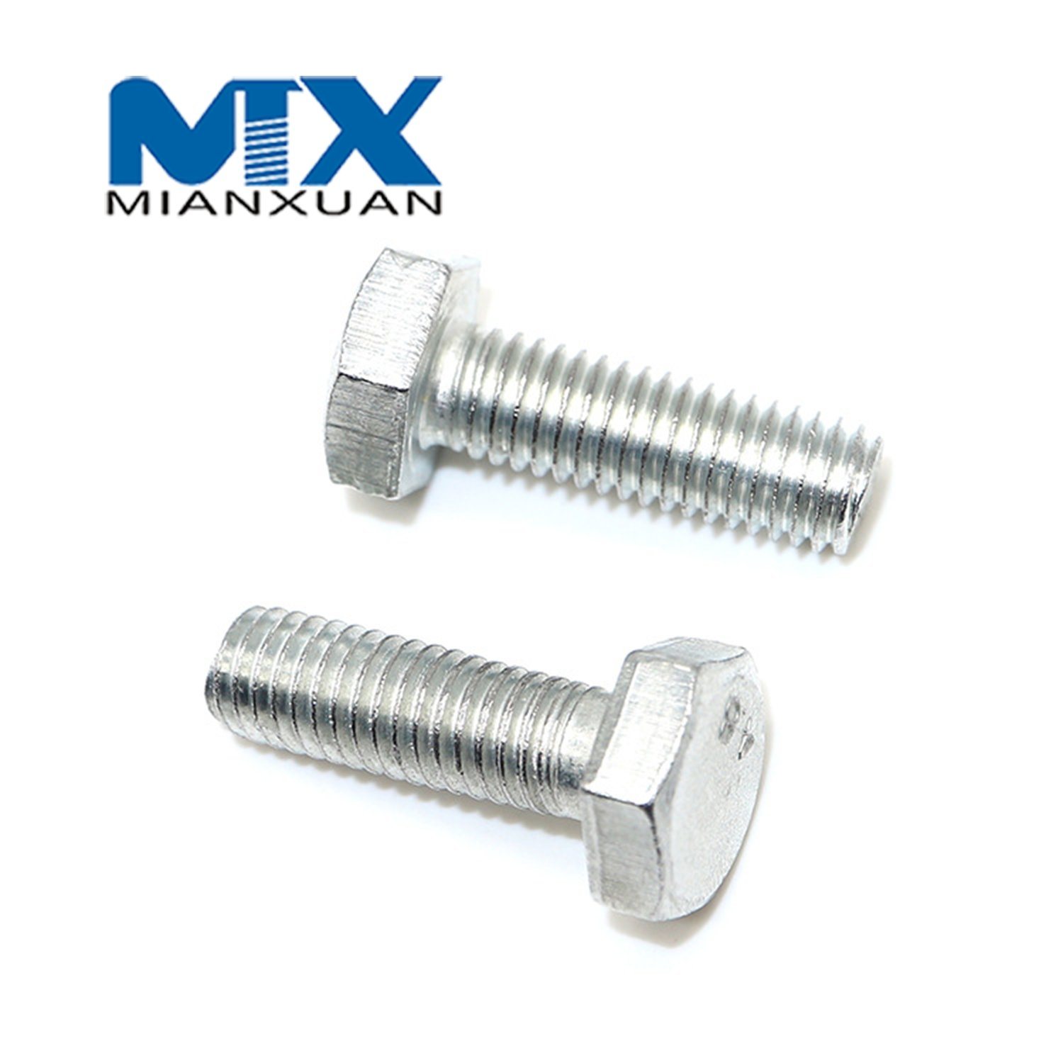 Carbon Steel 4.8 8.8 10.9 12.9 Mild Steel Hexagon Bolt ISO4017 Hex Bolt 4017 M10 M12 M14 M16 M20 Zinc Black Plain Galvanize