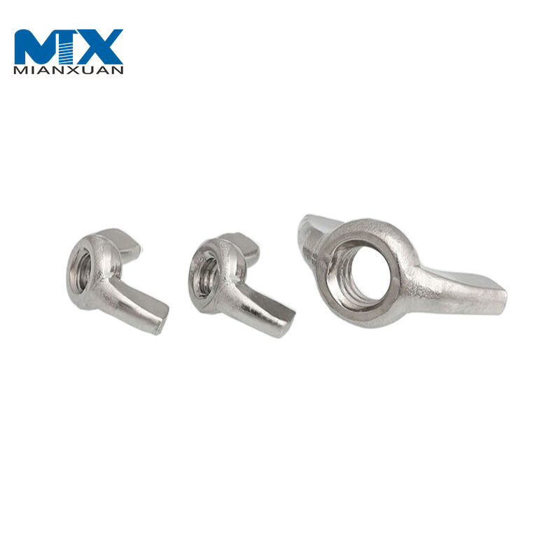 Factory Price 304 Stainless Steel Hand Butterfly Wing Nuts