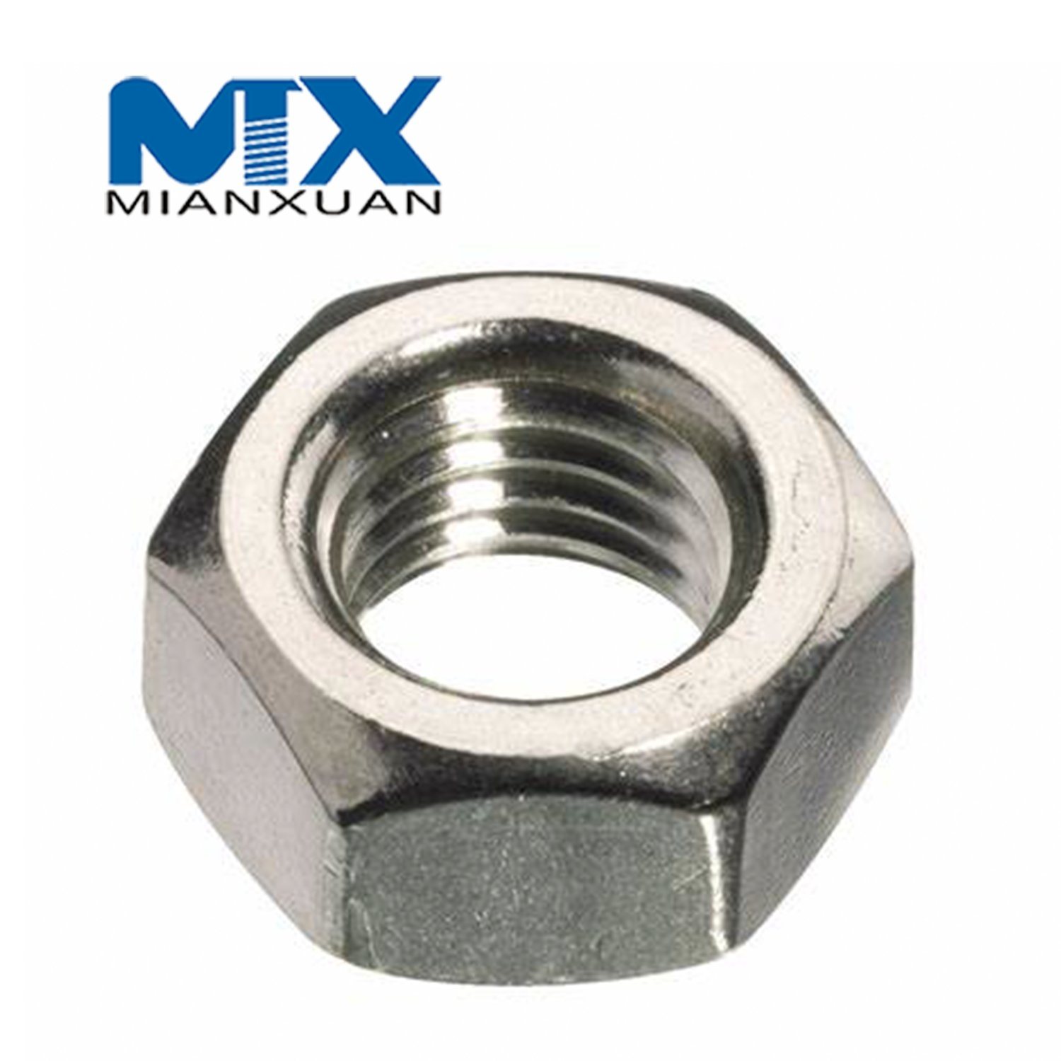 Stainless A2 A4 304 316 A2-70 A2-80 Hex Nut DIN934 Hexagon Nut M10 M12 M14 M16 M20