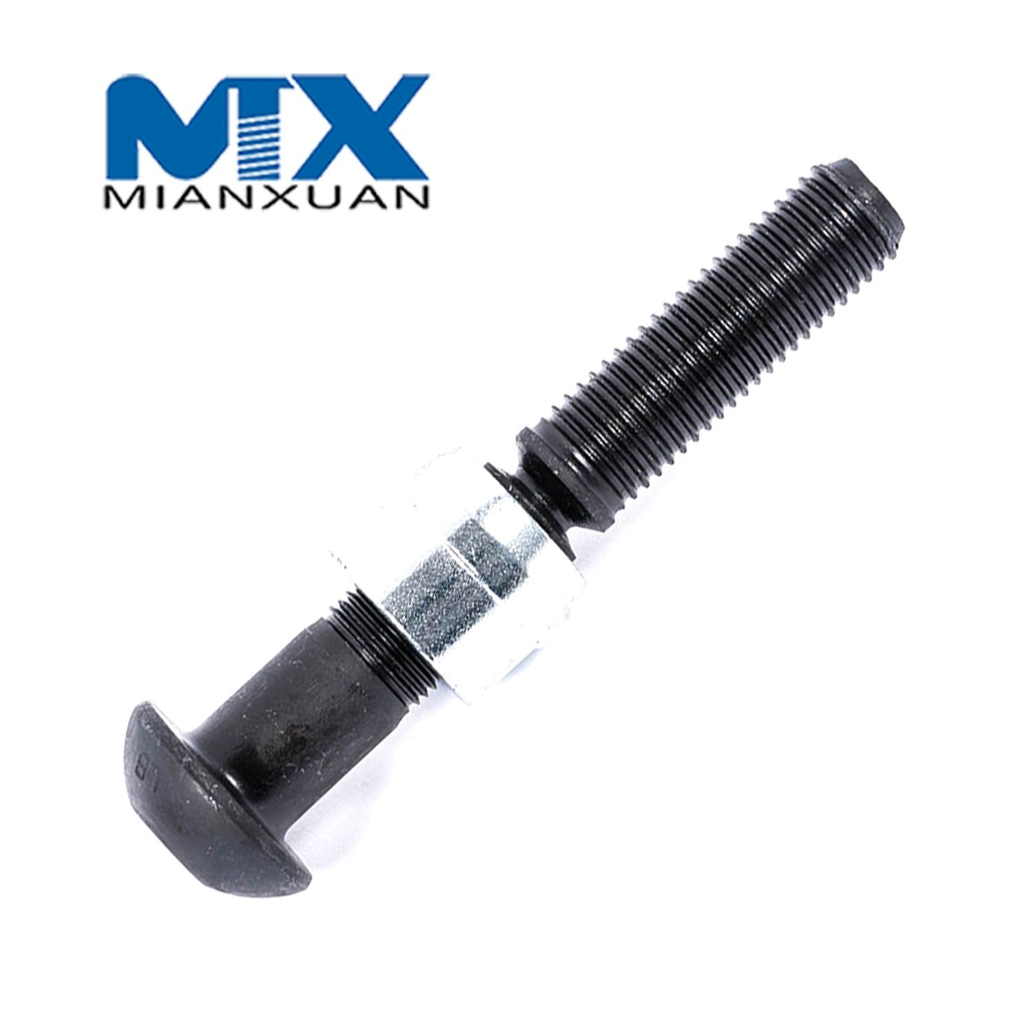 Carbon Steel 4.8 8.8 10.9 12.9 Mild Steel Huck Bolt Lock Bolt Grip Collar M12 M14 M16 M20 Zinc Black Plain Galvanize