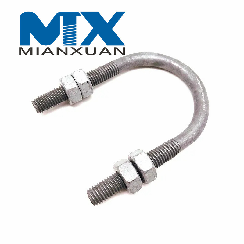 High Strength Hardness Stainless Steel M8 Square U Bolt