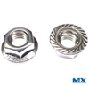 Stainless Steel Hex Nuts with Flange Inch Series