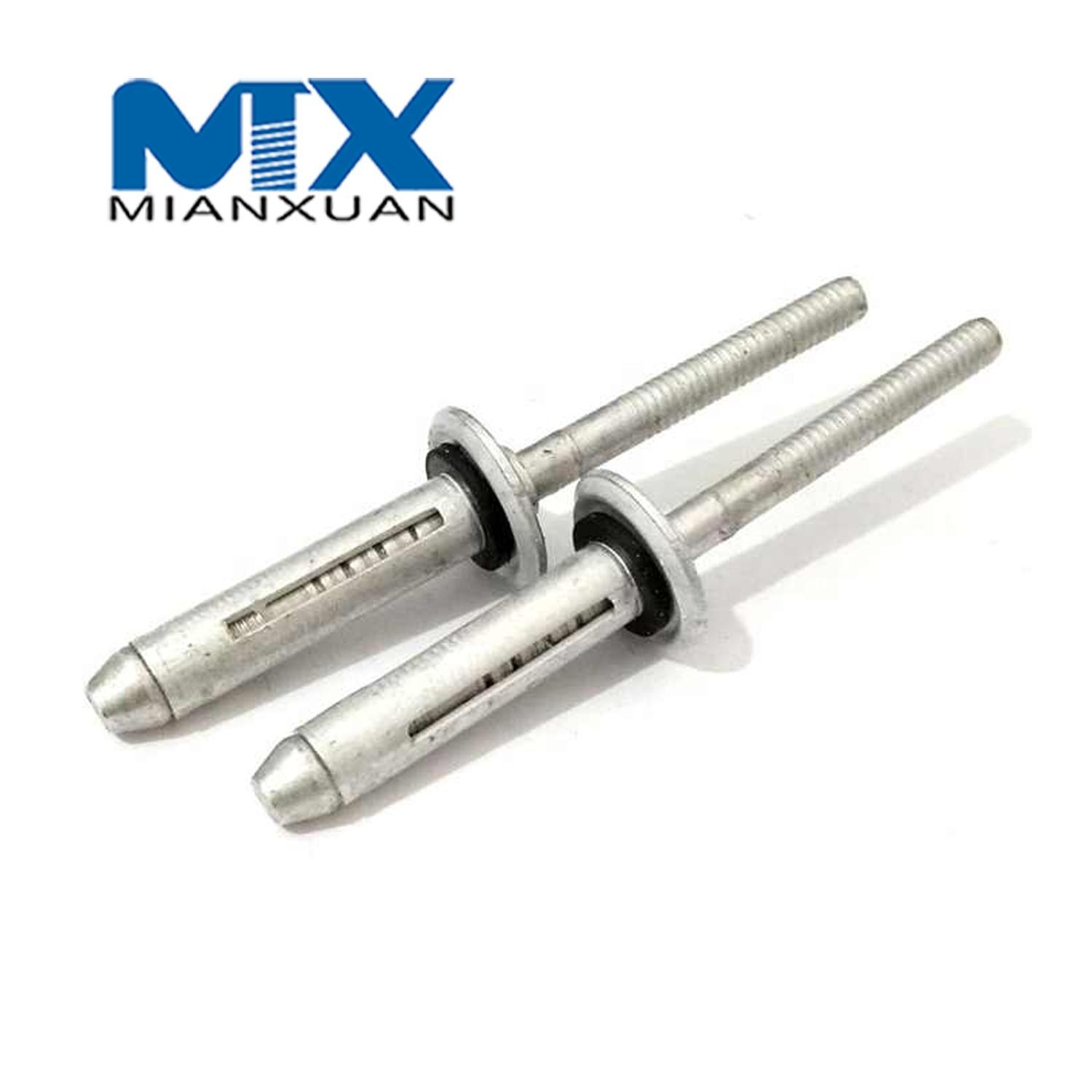 Aluminum Bulb-Tite Trifold Rivets for Waterproofing