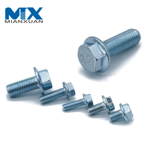 DIN6921 Hex Flange Bolt for Mechanical Equipment M2.5---M12 4mm---150mm