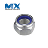 ASME ANSI B18.16 Nylon Lock Nut Flange Knurled or No-Knurled Steel Standard
