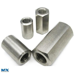 Hex Coupling Nuts 3D or Round Coupling Nuts
