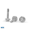 Hexagon Head Drilling Screws with Tapping Screw Thread with Collar