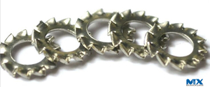 Carbon Steel Serrated Lock Washers— Type a, with External Teeth