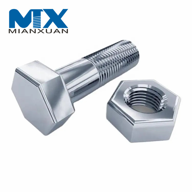 Wholesale Price Grade 8.8 Bolts and Nuts Screw Washers DIN931 Steel Galvanized Hex Bolt
