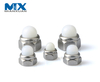 Zinc Plated Polished Plastic Nylon Head Plastic Hex Nut Domed Cap Nuts DIN986 for Heavy Industry