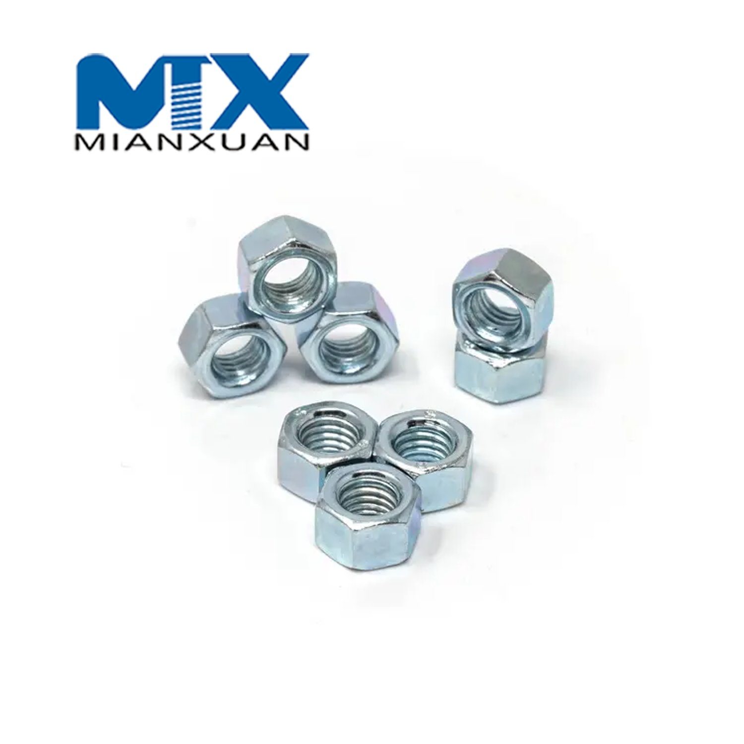 DIN 934 Hex Nut Carbon Steel Standard Manufacturer Zinc DIN934 Manufacturer