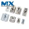 Aluminium Stainless Steel Profil 1/4-20 T Hammer Nut