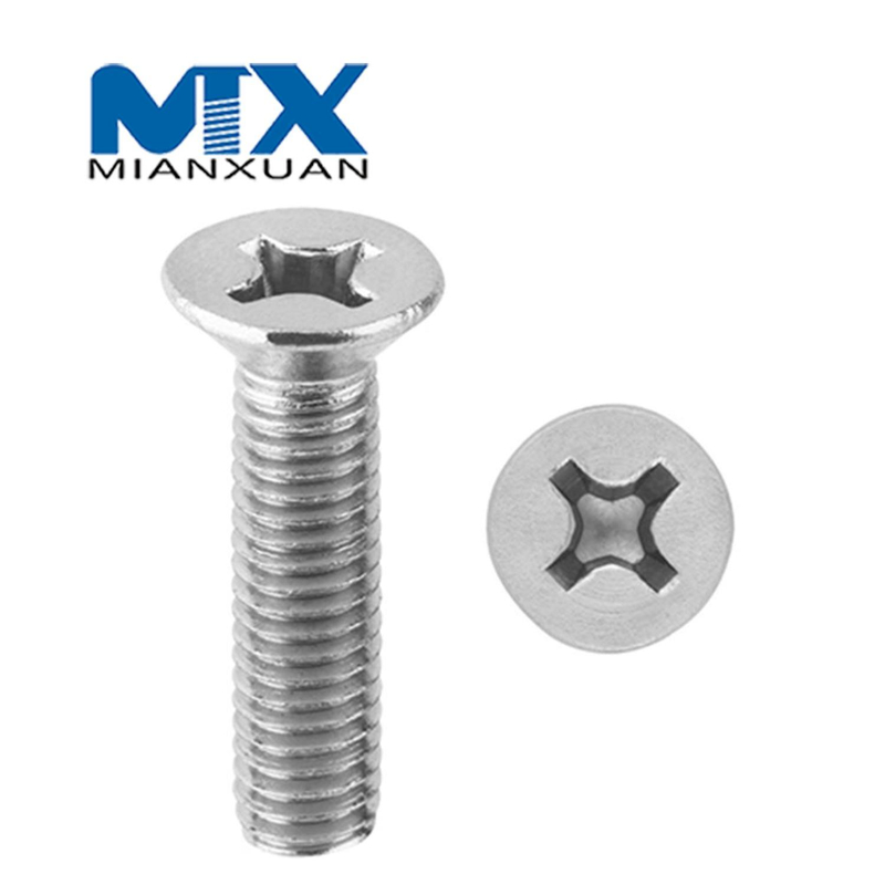 DIN965 Screw Stainless Steel Standard Manufacturer A2 A4 18-8