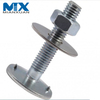 DIN15237 Plain 2 Prong Flat Countersunk Head Fanged Elevator Bucket Belt Screw