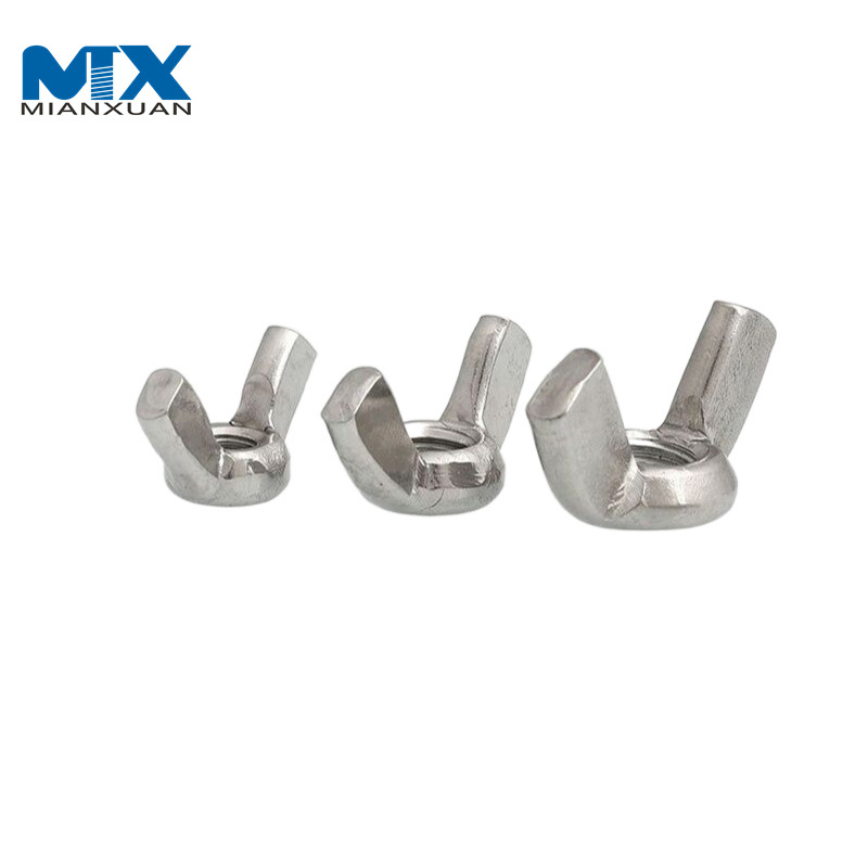 Factory Price 304 Stainless Steel Hand Butterfly Wing Nuts