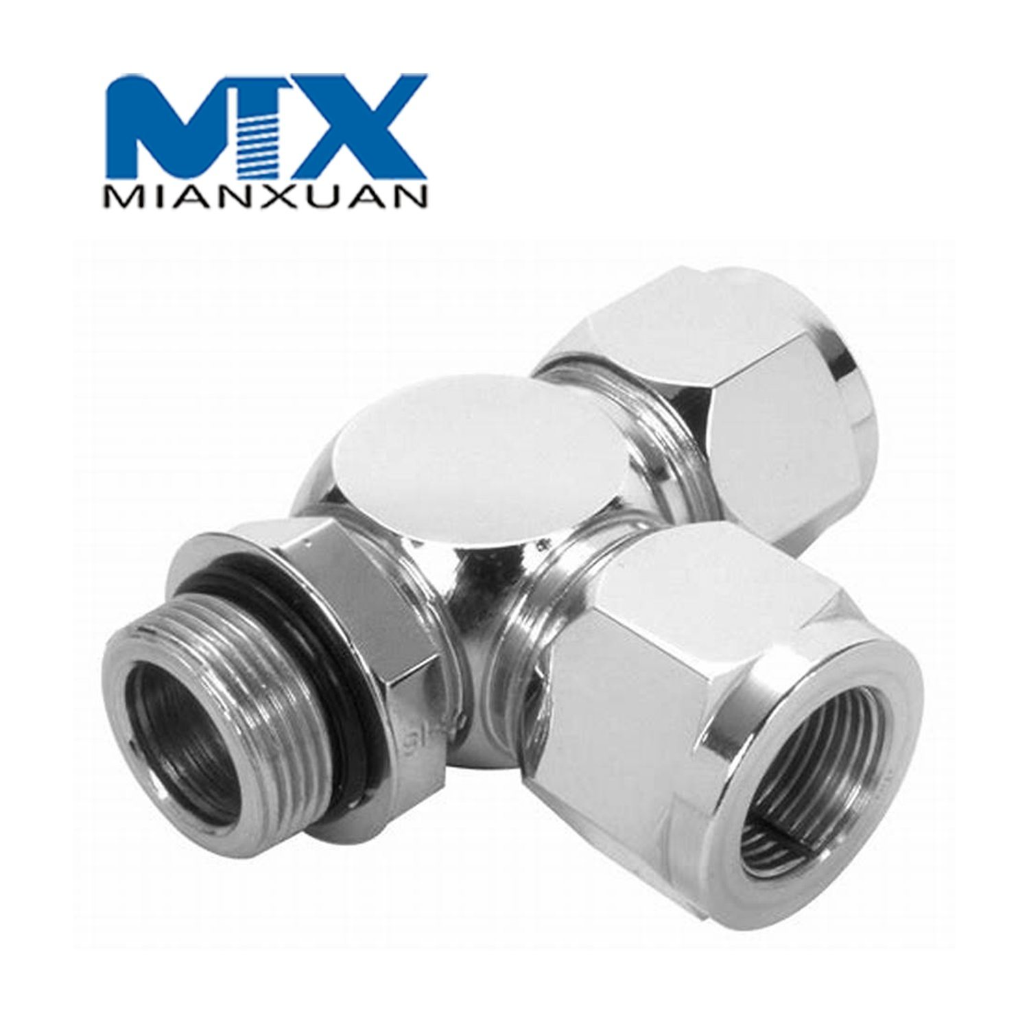 Fastener Hydraulic Fitting Adapter for High Pressure Hose