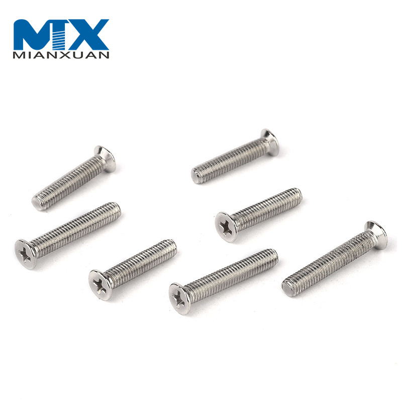 304 Stainless Steel Csk Head Bolt Philips Cross Recessed Machine Screws DIN965