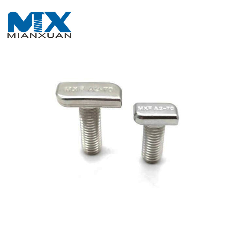 Hot Forging Carbon Steel Hammer T Bolt Square Head Bolt