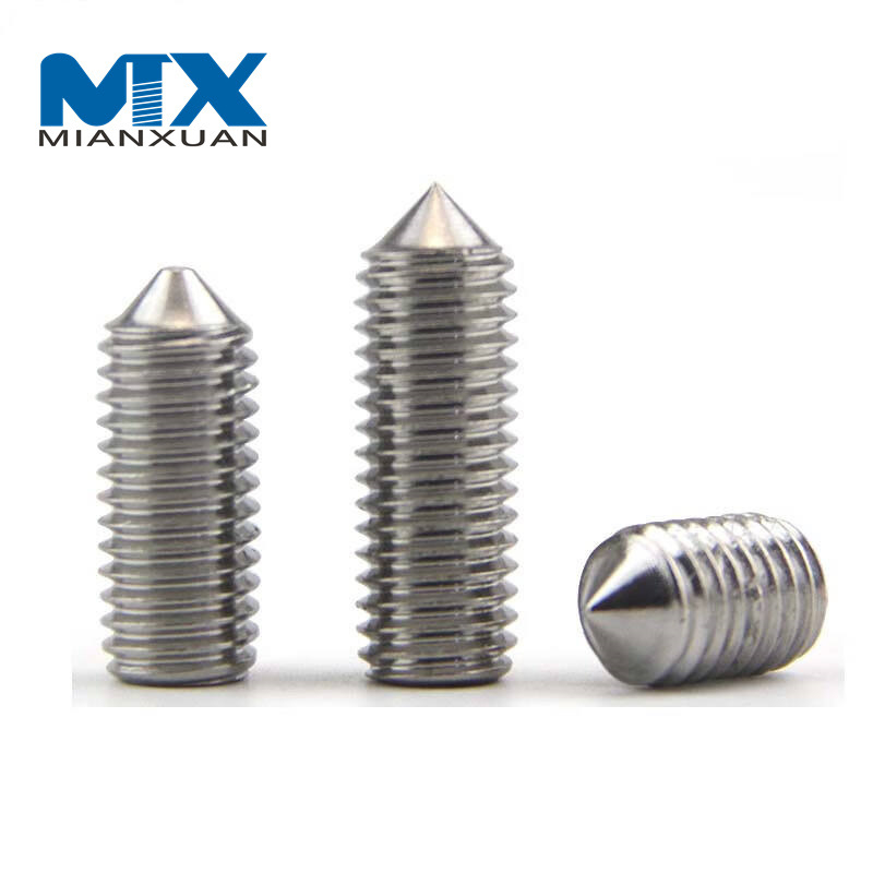 M12*20mm High Quantity Hexagon Socket Set Screws with Cone Point DIN914