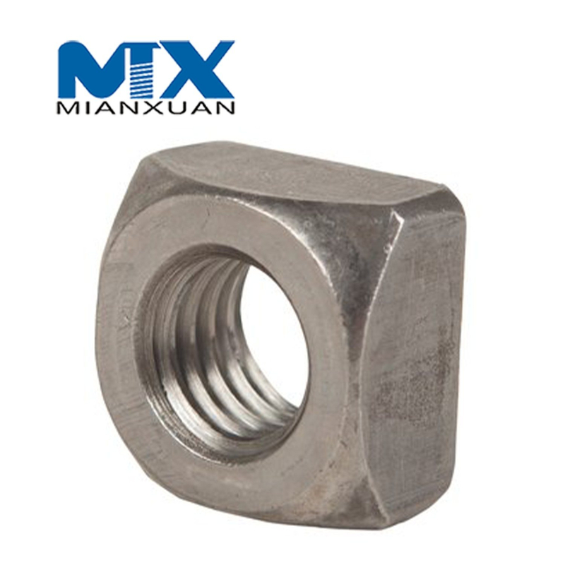 Stainless A2 A4 304 316 A2-70 A4-80 Square Nut DIN 562 557 Squarenut DIN557 DIN562 M12 M14 M16 M20