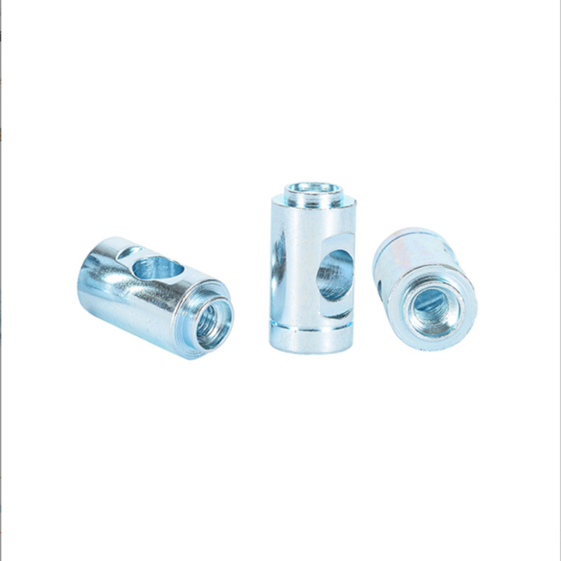 Stainless Steel Cross Hole Nut Cylindrical Pin Irregular Cylindrical Nut