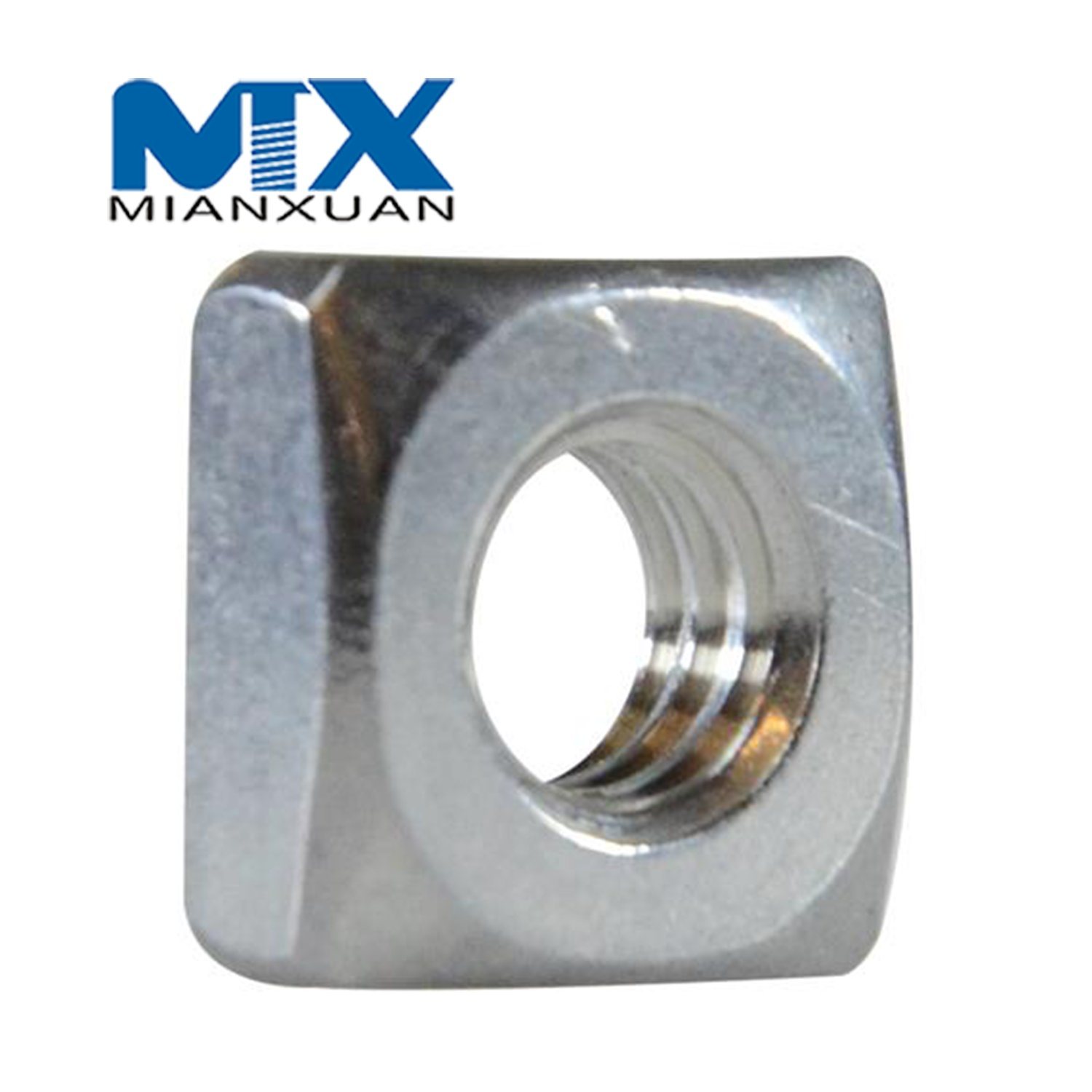 Carbon Steel 4.8 8.8 10.9 12.9 Mild Steel Square Nut DIN 562 557 Squarenut DIN557 DIN562 M3 M4 M5 M6 M8 Zinc Black Plain Galvanize