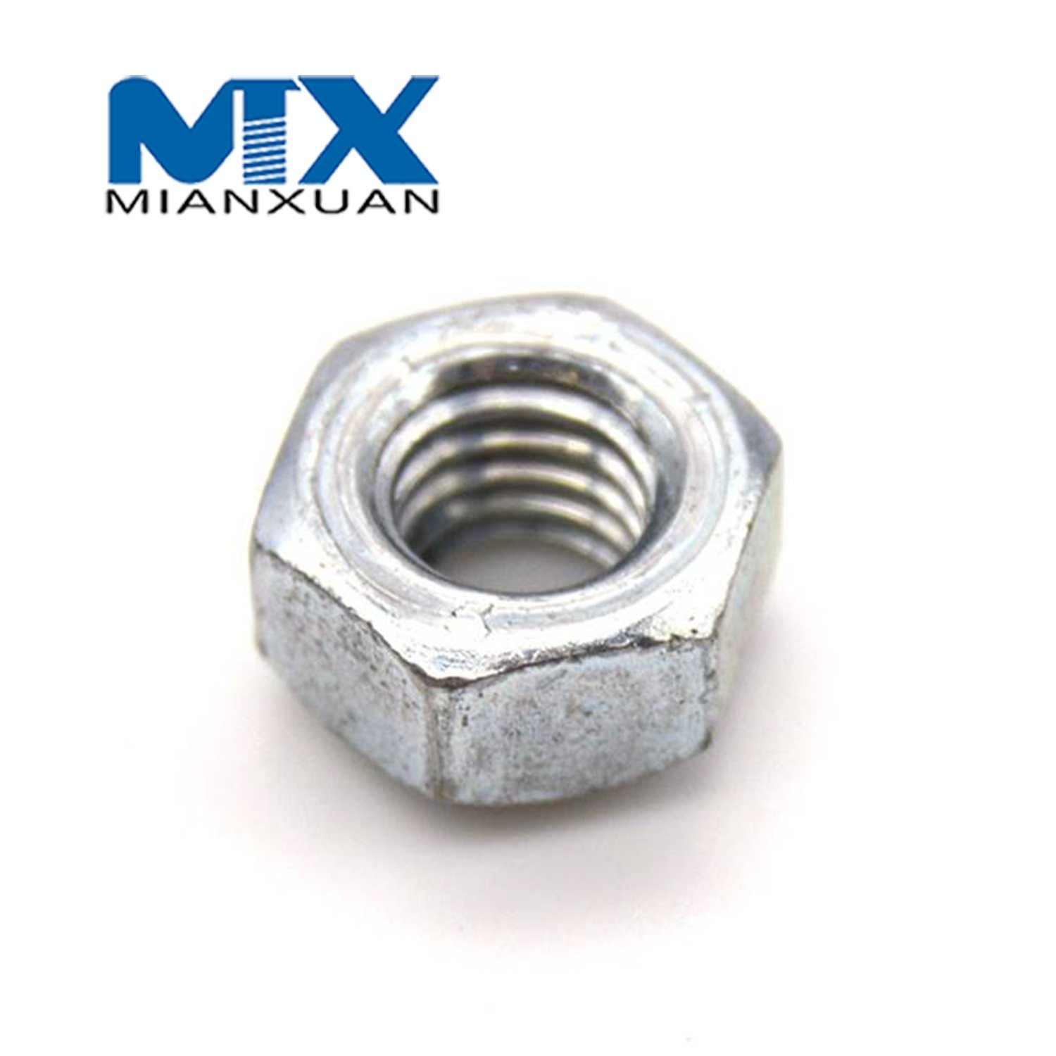 Carbon Steel 4 8 6 10 12 Mild Steel Hex Nut ISO4032 Hexagon Nut 4032 M24 M30 M36 M42 M48 HDG Hot DIP Galvanized