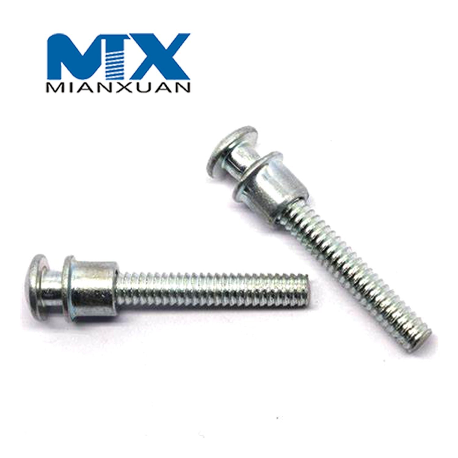 Carbon Steel 4.8 8.8 10.9 12.9 Mild Steel Huck Bolt Lock Bolt Grip Collar M3 M4 M5 M6 M8 HDG Hot DIP Galvanized