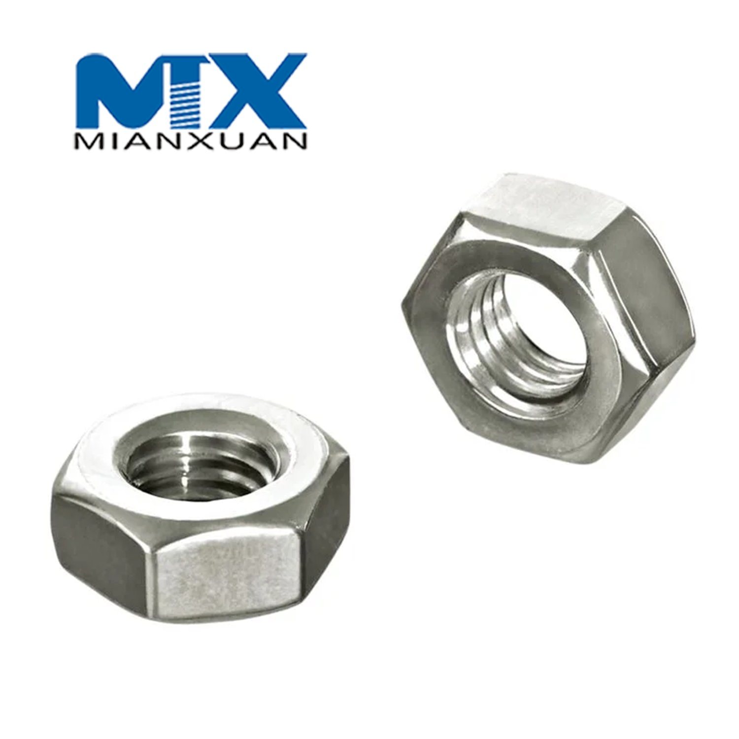 Carbon Steel 4 8 6 10 12 Mild Steel Hex Nut ISO4032 Hexagon Nut 4032 M3 M4 M5 M6 M8 HDG Hot DIP Galvanized