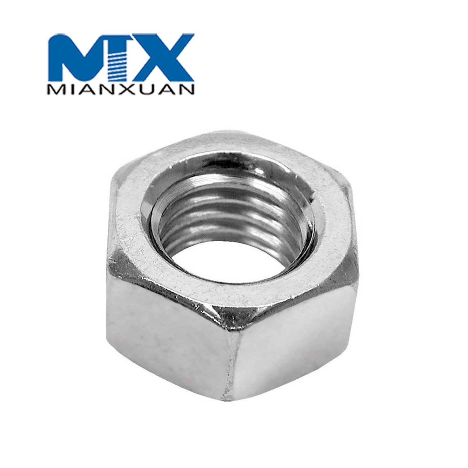 Carbon Steel 4 8 6 10 12 Mild Steel Hex Nut DIN934 Hexagon Nut M10 M12 M14 M16 M20 HDG Hot DIP Galvanized