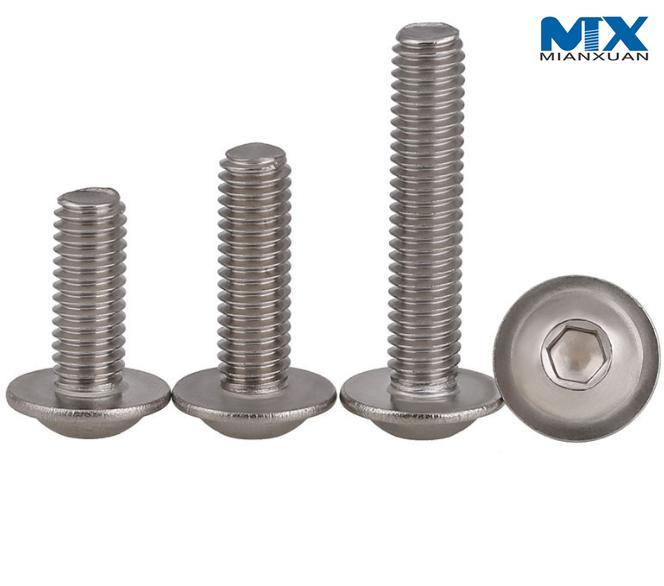 Stainless Steel Hexagon Socket Button Head Screws with Collar