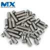 High Strength Black Headless Thread Hexagon Socket Grub Screws Set Flat Point Screws DIN913 Black Hex Socket Set Screw