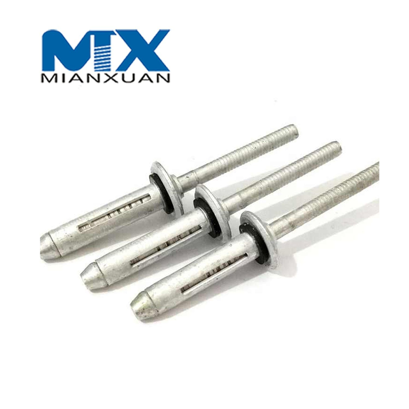 Aluminum Bulb-Tite Trifold Rivets for Waterproofing