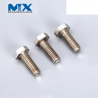 DIN933 Hex Head Bolt Stainless Steel Standard Manufacturer