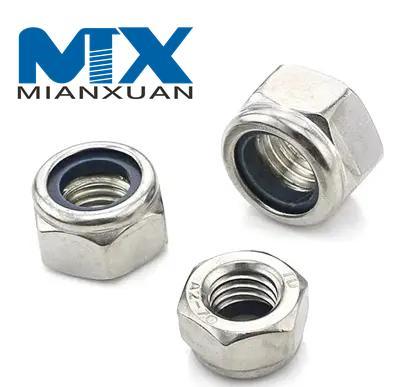 M12 DIN985 Carbon Steel Nylon Lock Nut