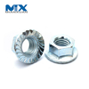 ANSI ASME Hex Nut Flange with Knurled No-Knurled