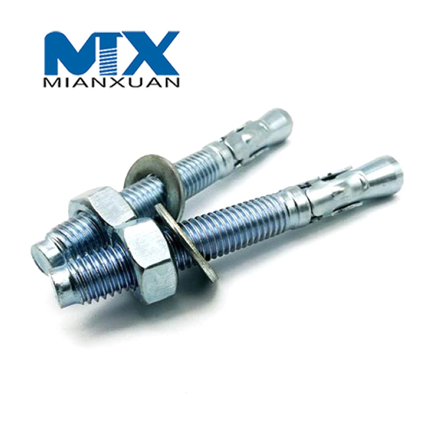 Stainless Steel Expansion Bolt for Carriage Hex U Through Wedge Anchor Fastener