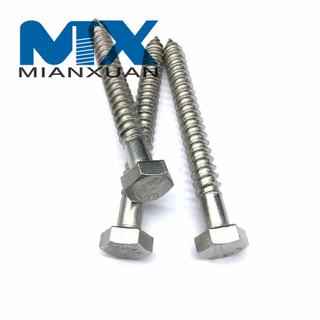 Stainless Steel Hex Head Lag Screw Wood Screws