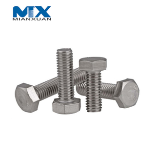 DIN933 M4-M24 Hex Head Bolt Stainless Steel Standard Manufacturer A2 A4 18-8