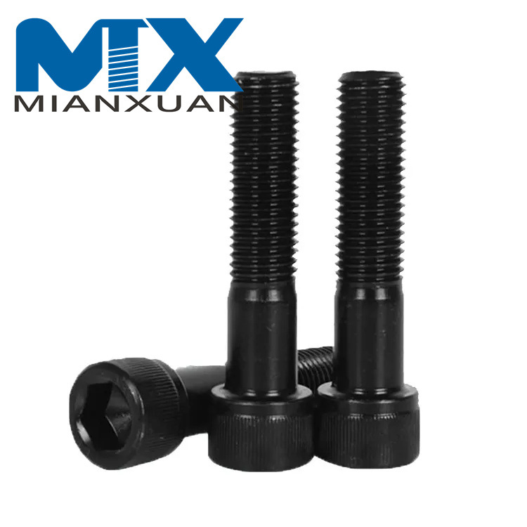 Unc Unf Black Carbon Steel Hex Bolt
