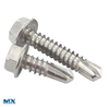 Hexagon Head Drilling Screws with Tapping Screw Thread with Collar