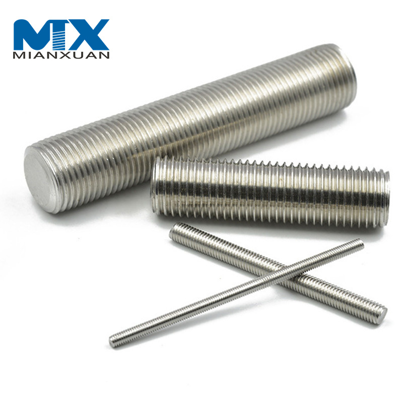 M14*2*3000mm 4.8 8.8 10.9 SS304 Stainless Steel Full Threaded Bar DIN975 Thread Rods