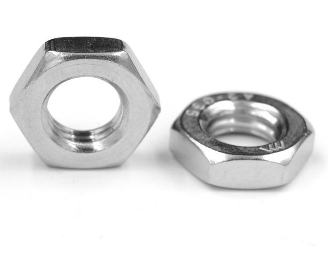 DIN Standard Stainless Steel Hex Thin Nuts